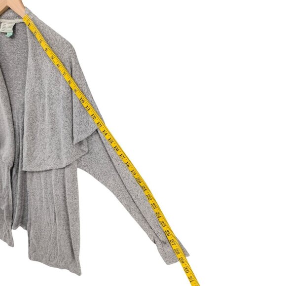 Saturday Sunday Anthropologie Open Cardigan Womens Grey Long Sleeve Sweater Sz S - Picture 7 of 9